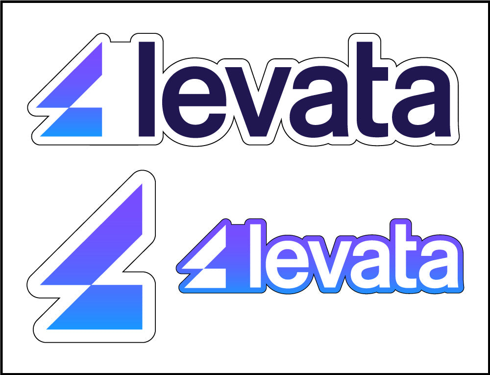 Levata Tech Sticker Sheets (8.5" x 6.5")